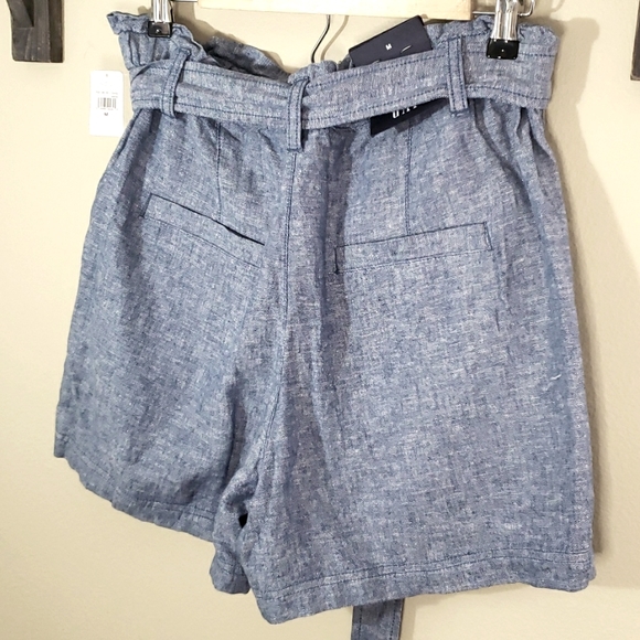 NWT blue linen and rayon shorts.  FINAL PRICE - Picture 2 of 2